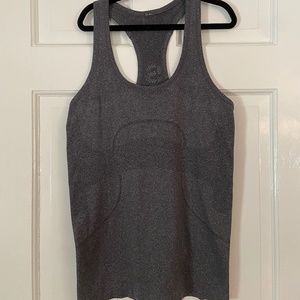 Lululemon X Soulcycle grey tank top